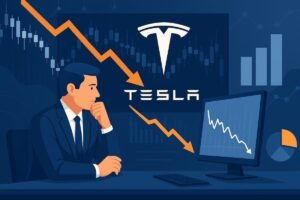Caída inesperada de Tesla