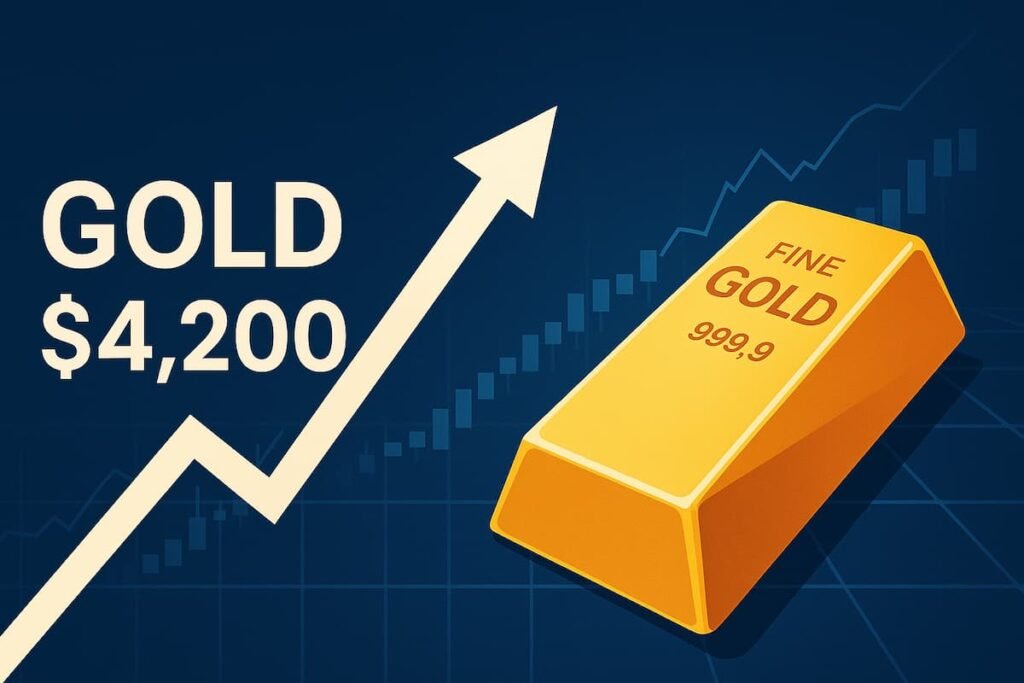 El oro rompe su techo histórico