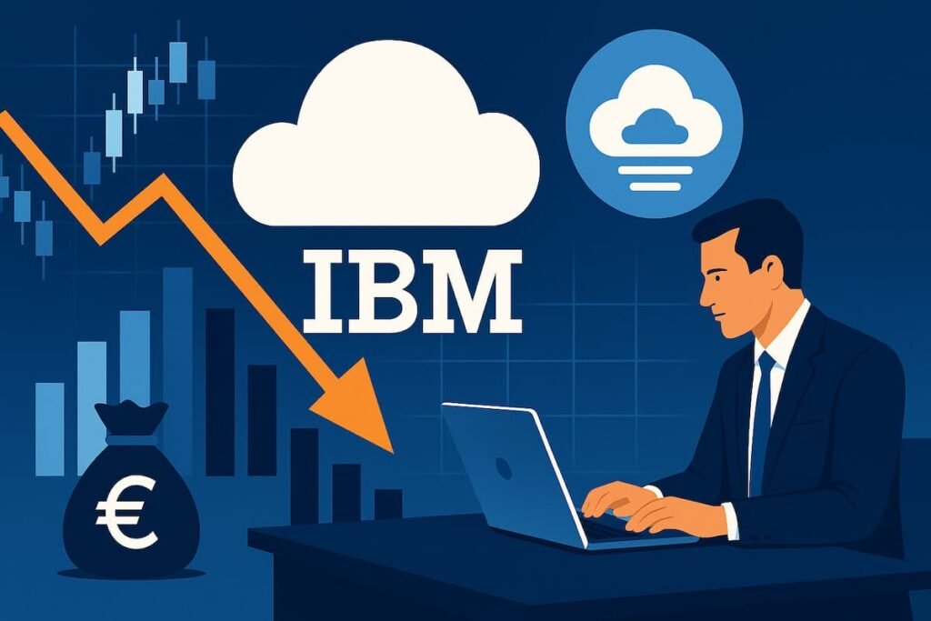 IBM sufre en bolsa tras frenar su negocio