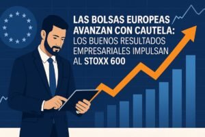 Las bolsas europeas avanzan con cautela
