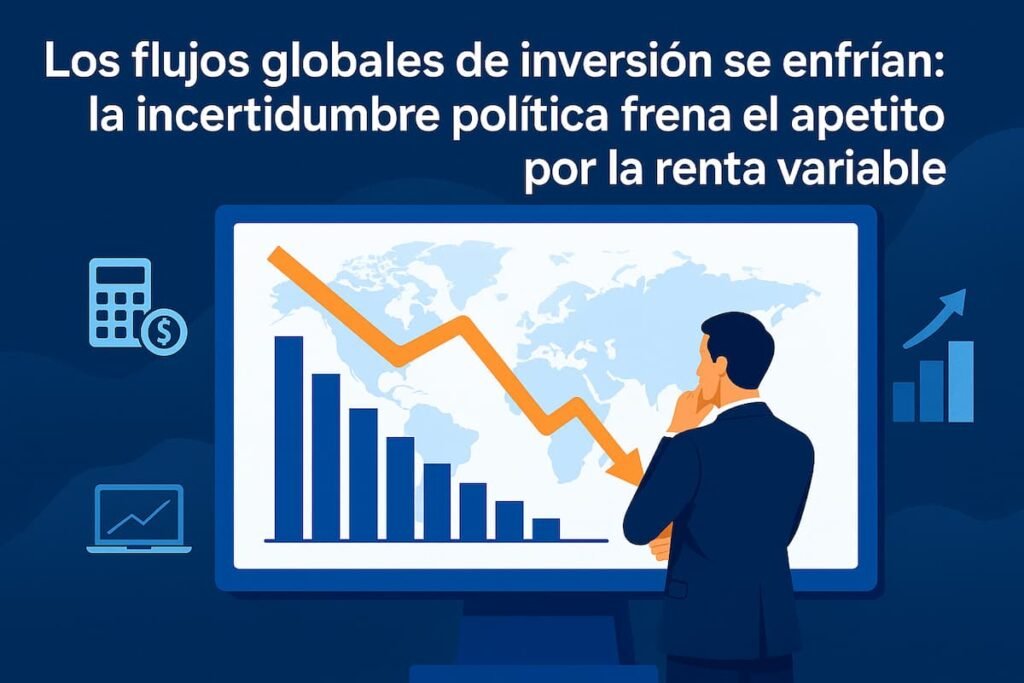 Los flujos globales de inversión se enfrían