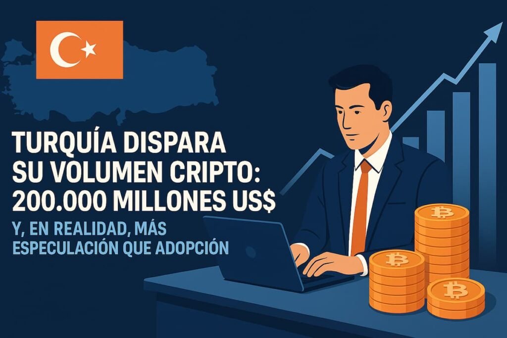 Turquía dispara su volumen cripto