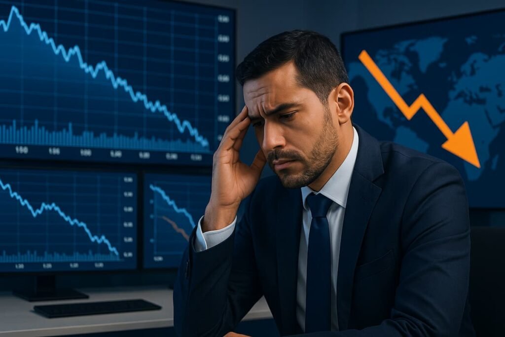 as bolsas bajan ante resultados corporativos
